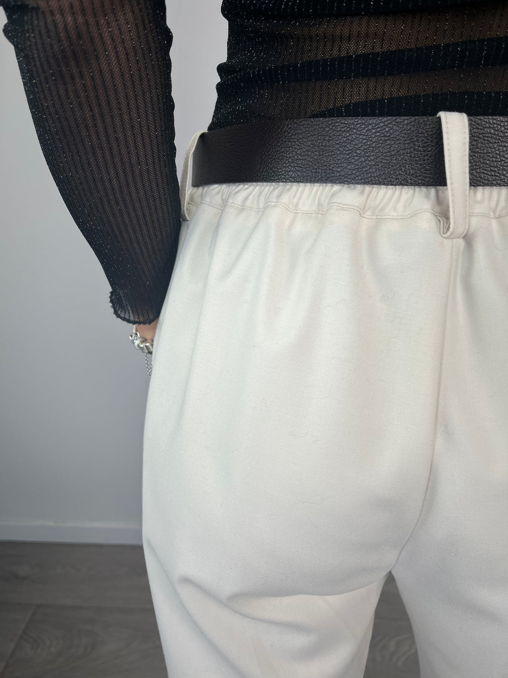 Pantalone dritto Burro - Haveone