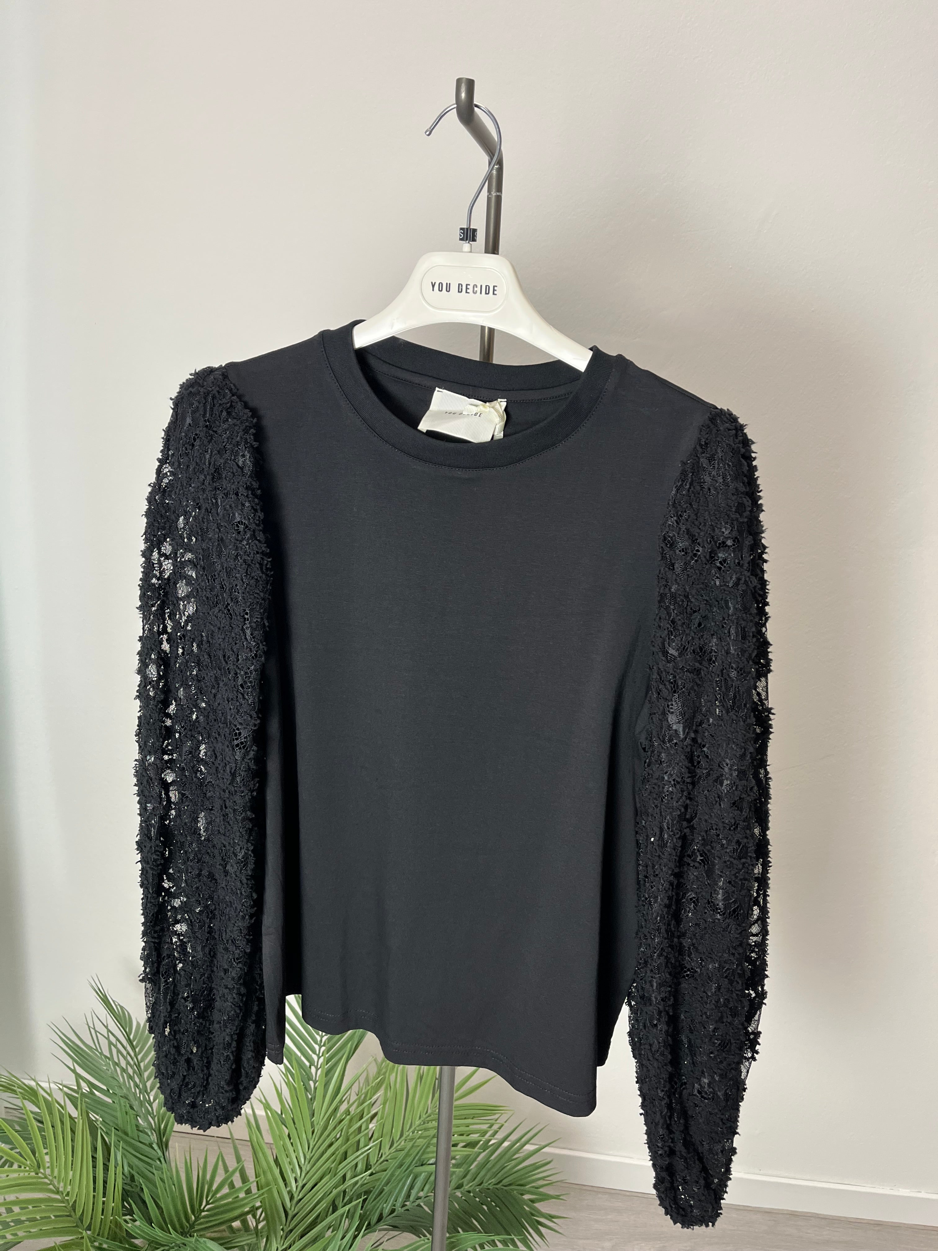 Blusa Pizzo Nera - You Decide