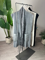 Gilet Pockets Grigio Kikisix