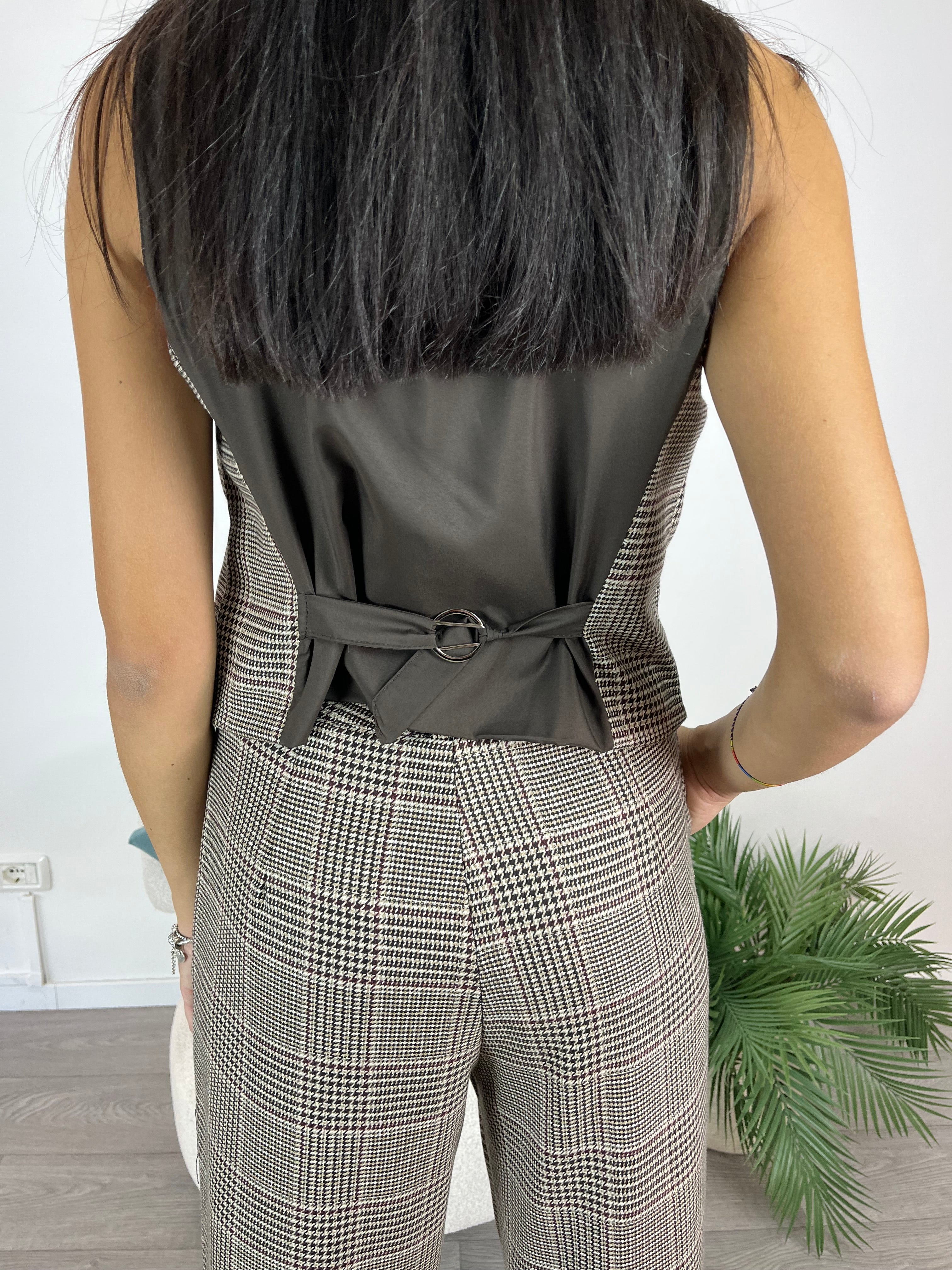 Gilet Pied de Poule -Kikisix