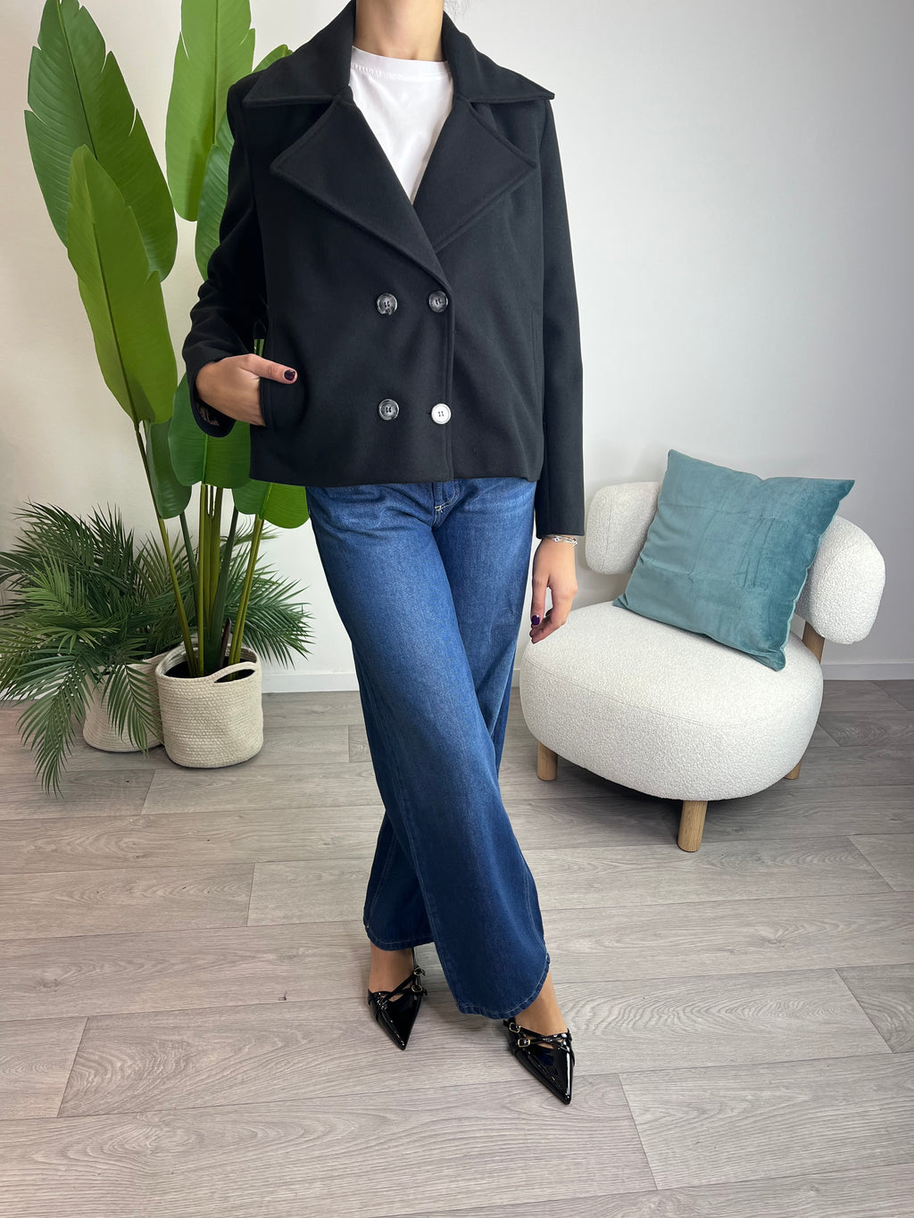 Cappotto corto Nero - I’m In