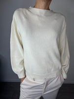 Maglioncino con micro paillettes Burro - Haveone