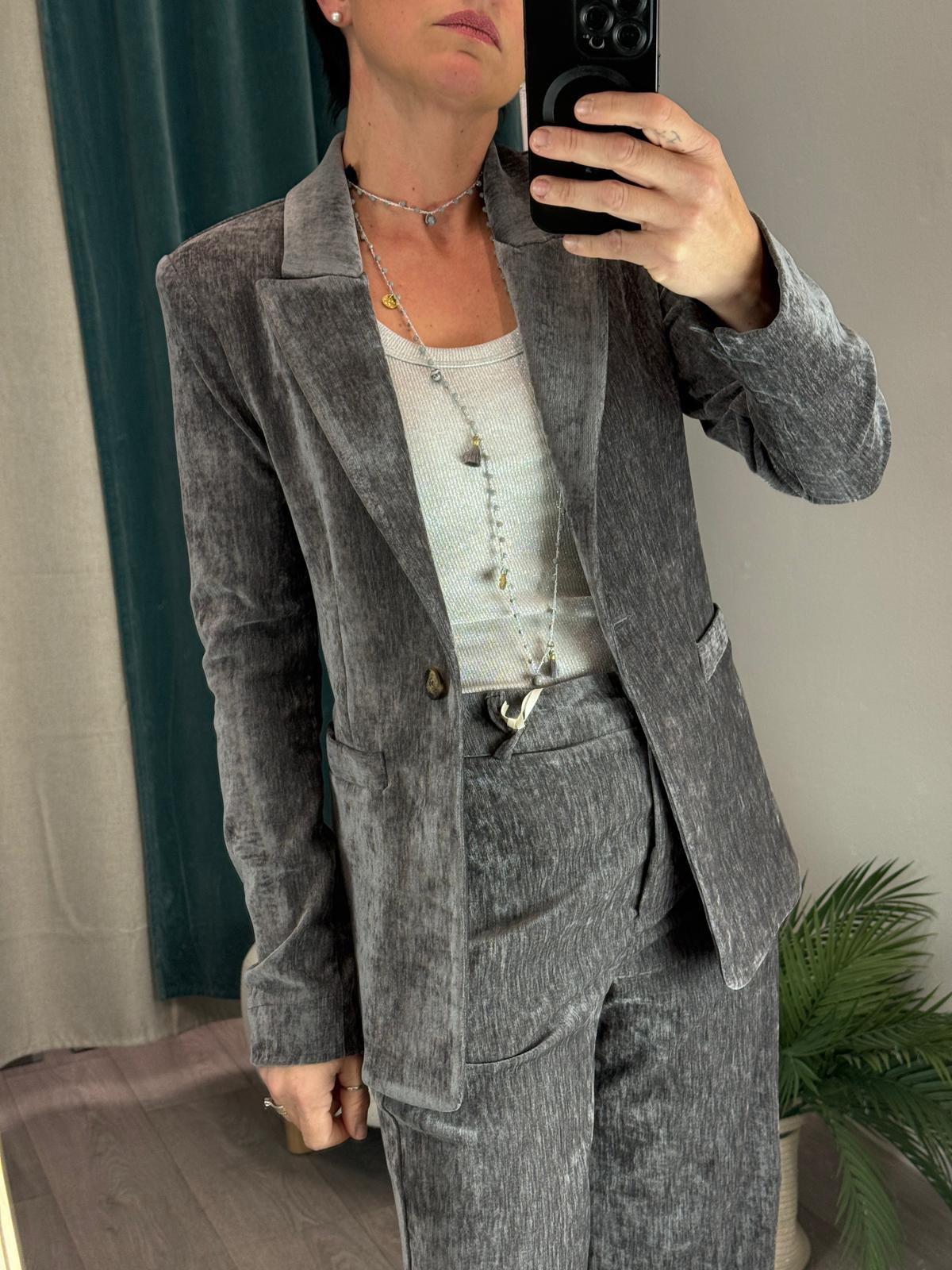 Blazer Ginevra Grigio - Gold