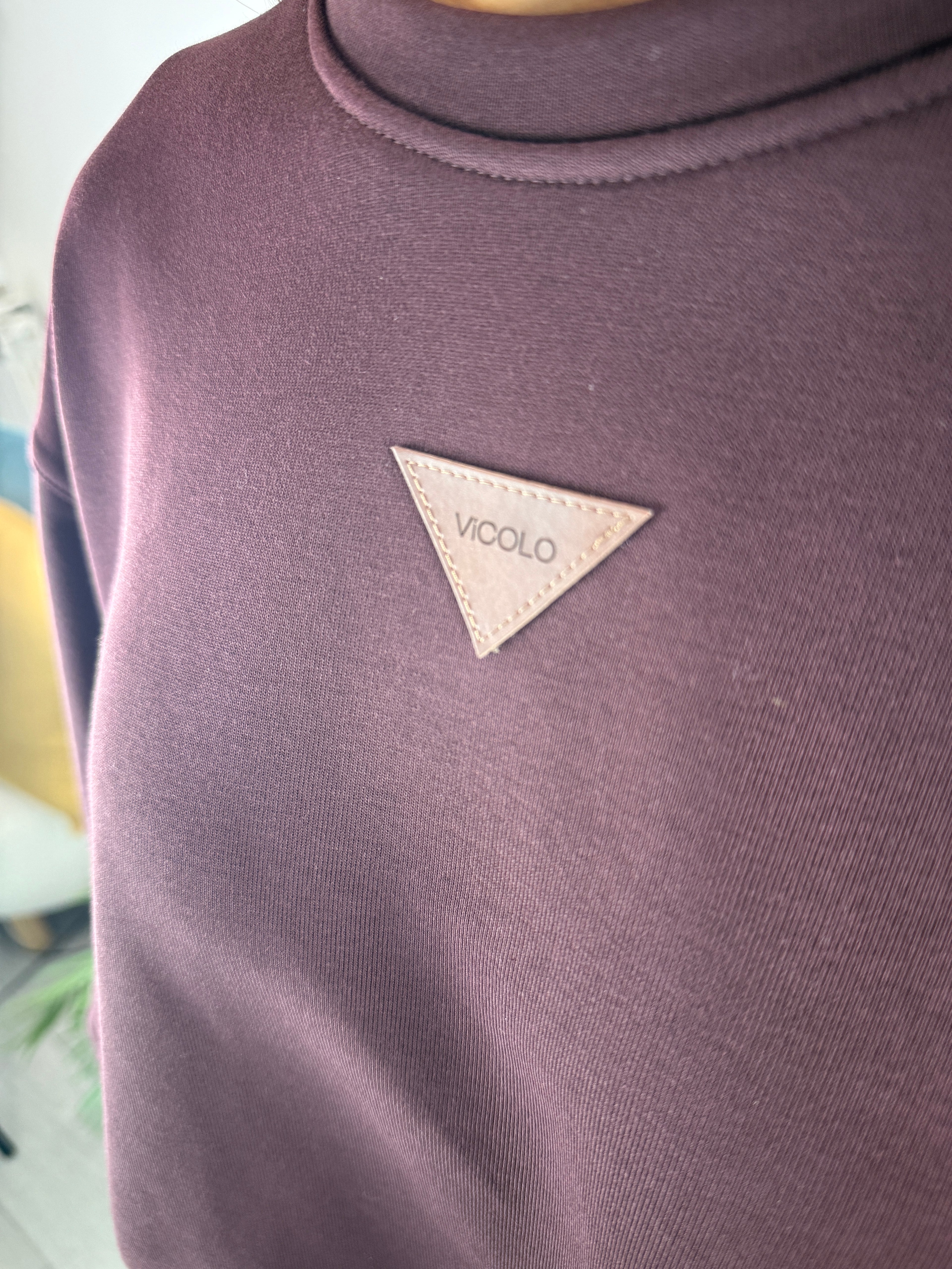 Felpa palloncino bordeaux Vicolo