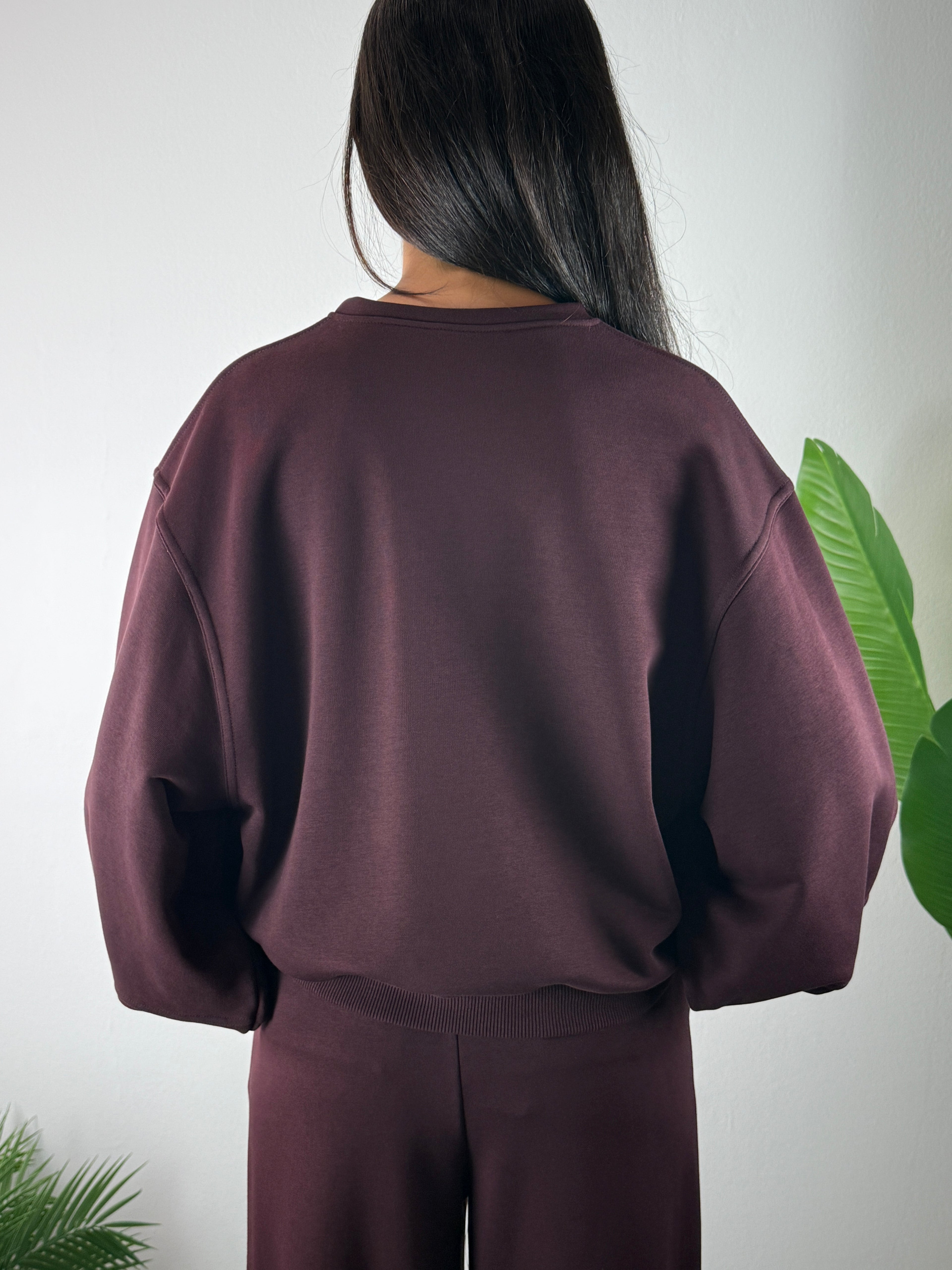 Felpa palloncino bordeaux Vicolo