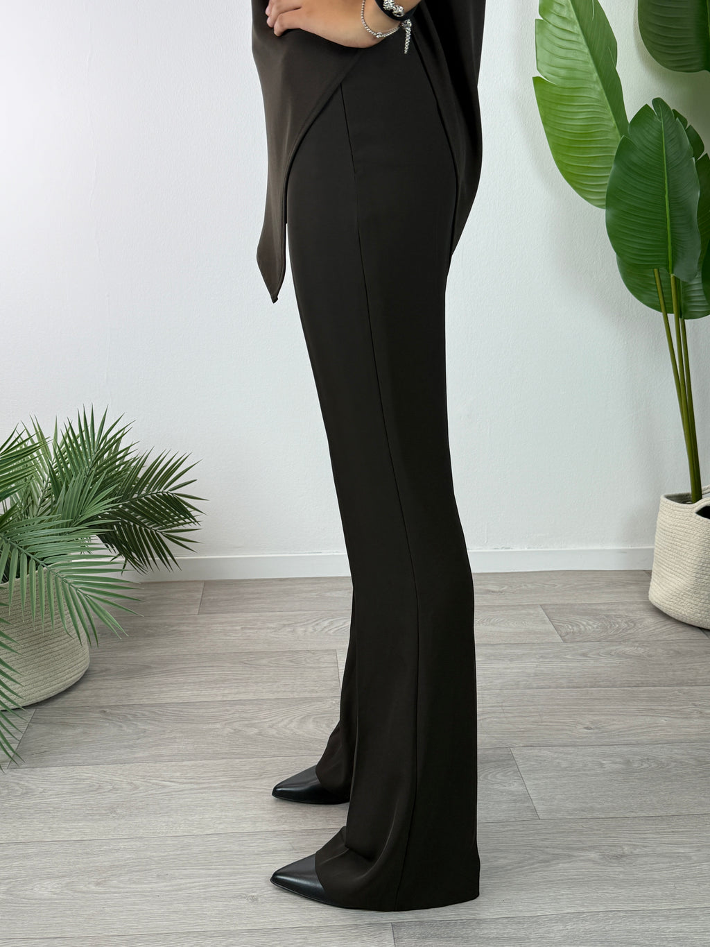 Pantaloni Zip Moro Tensione In