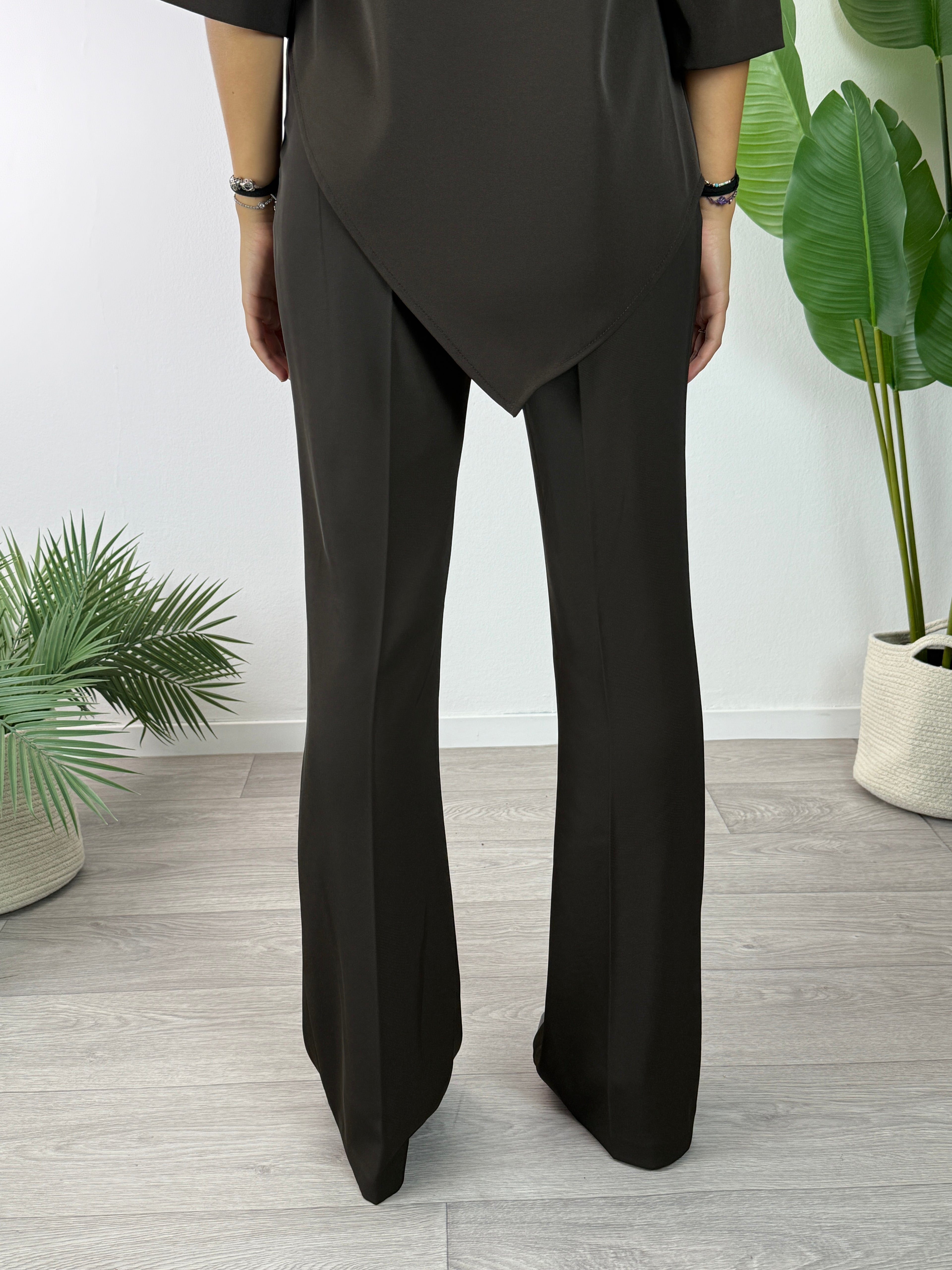 Pantaloni Zip Moro Tensione In