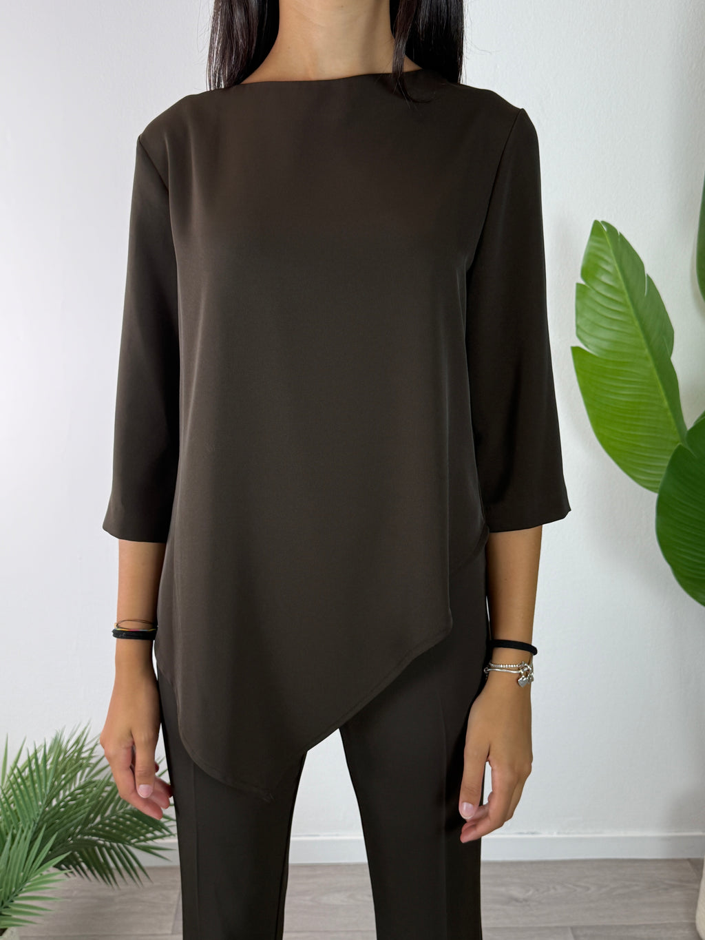 Blusa Asimmetrica Moro Tensione In