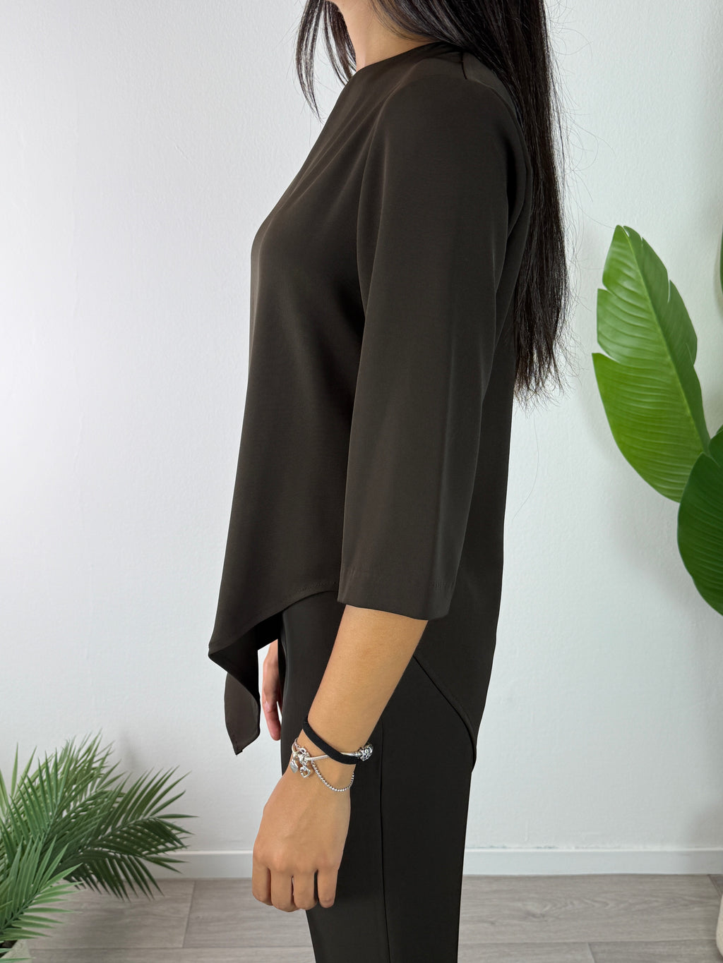 Blusa Asimmetrica Moro Tensione In