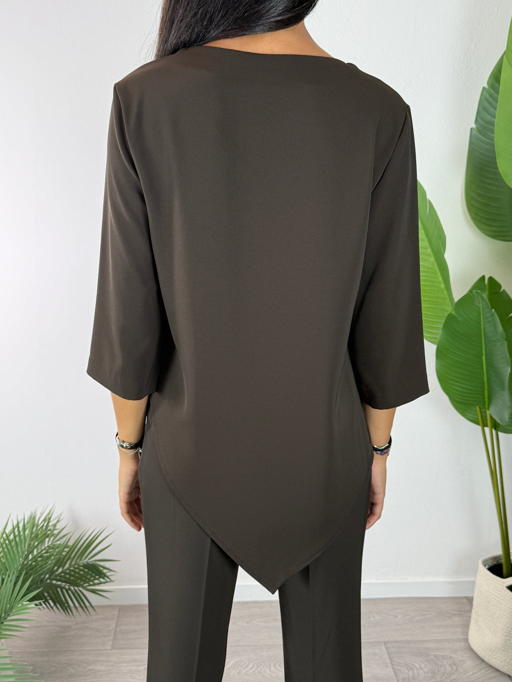 Blusa Asimmetrica Moro Tensione In