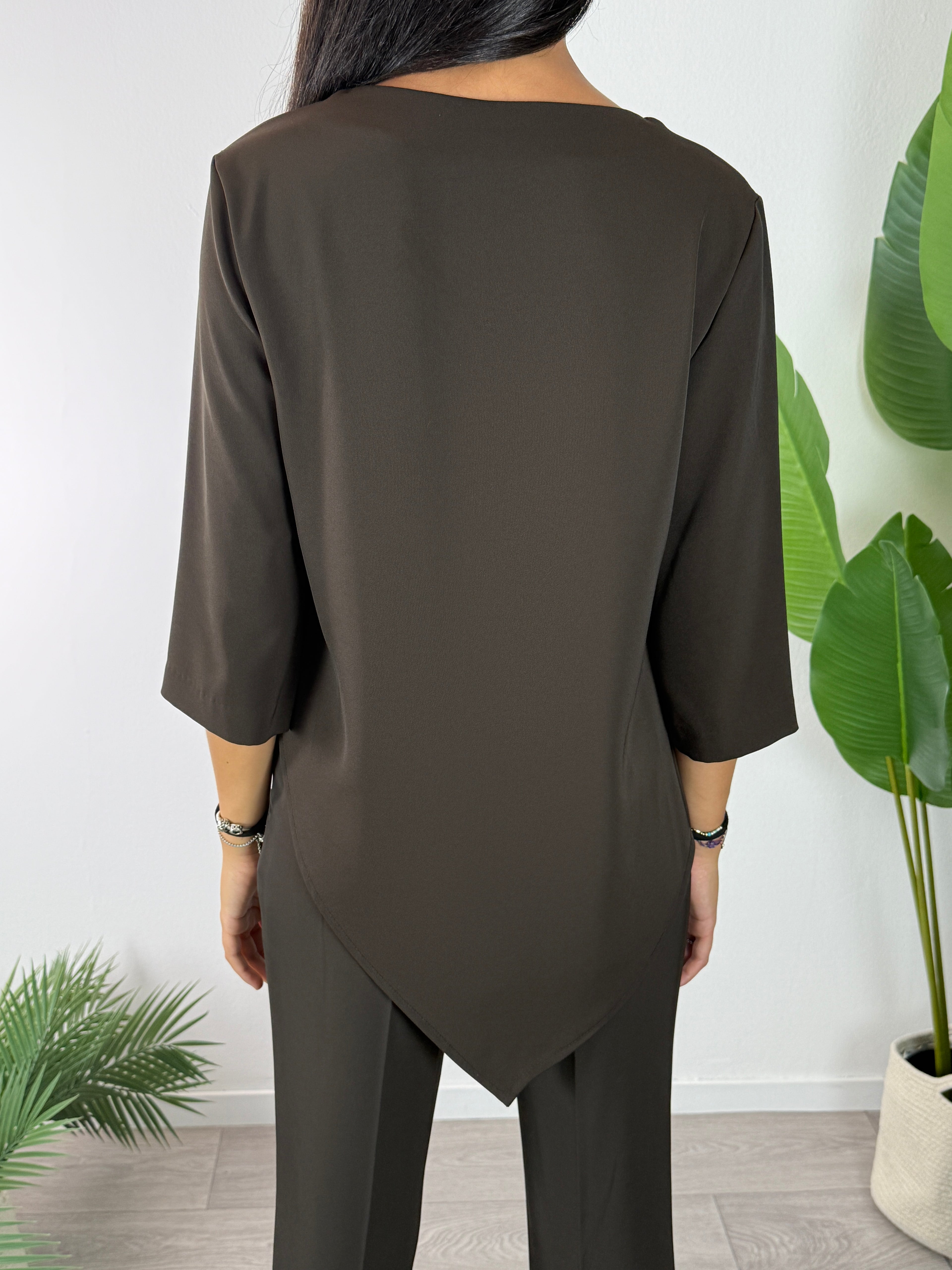 Blusa Asimmetrica Moro Tensione In