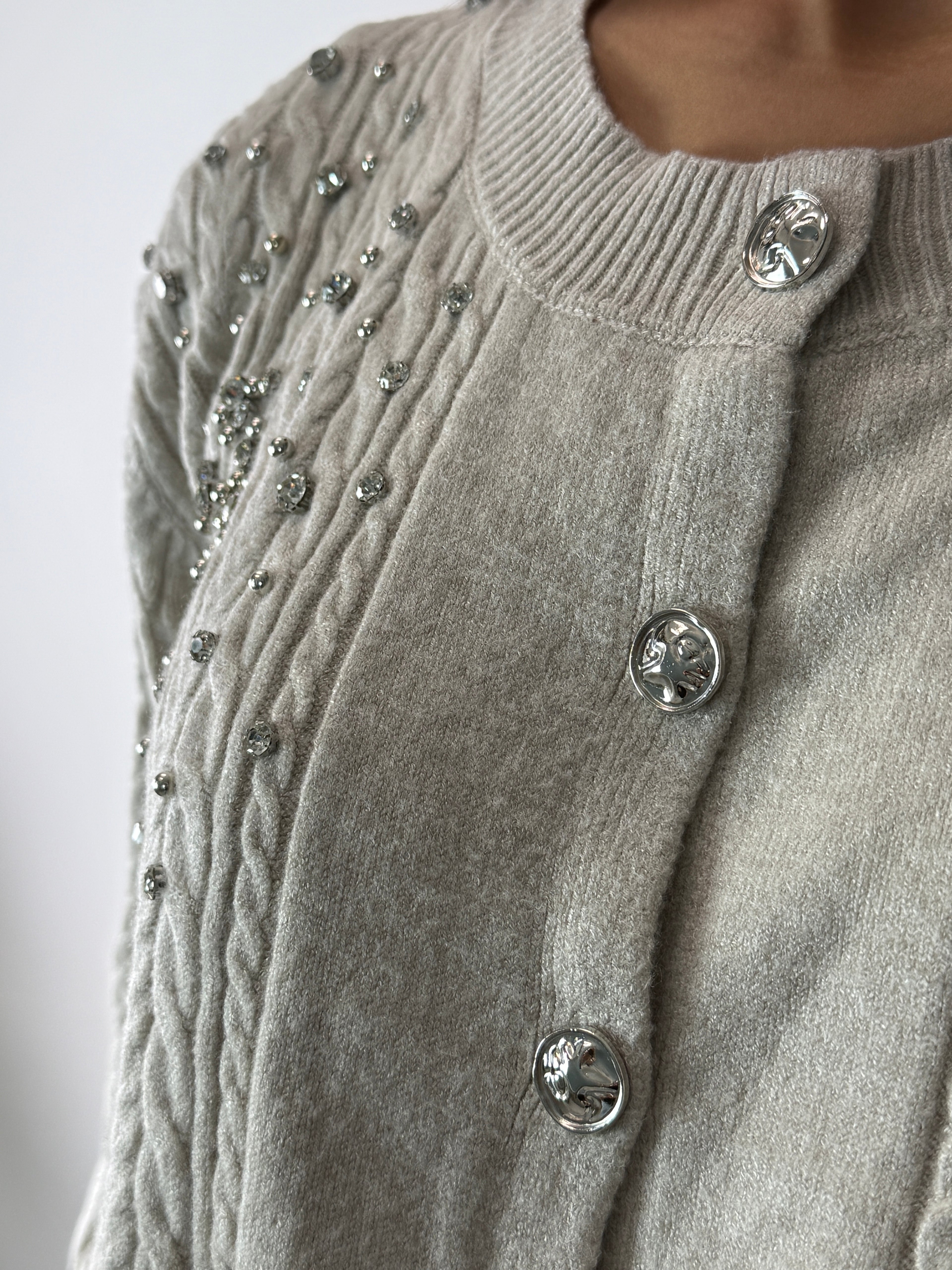 Cardigan Luce Beige Kikisix