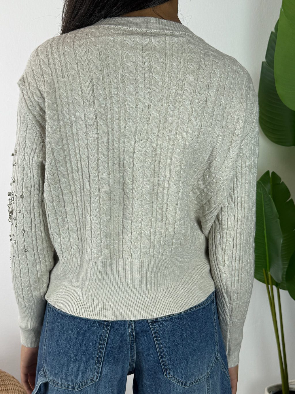 Cardigan Luce Beige Kikisix