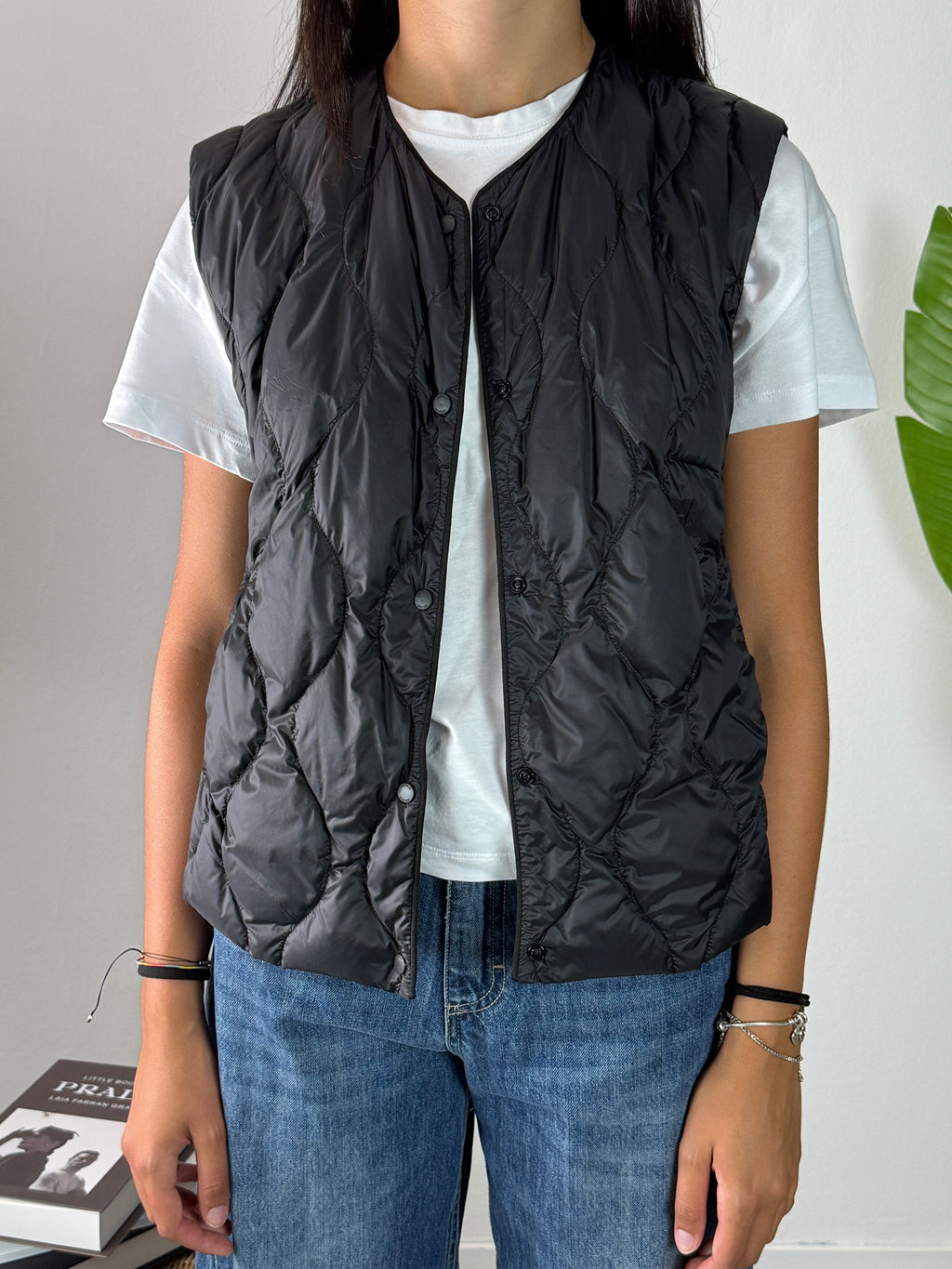 Gilet Piumino Nero Vicolo