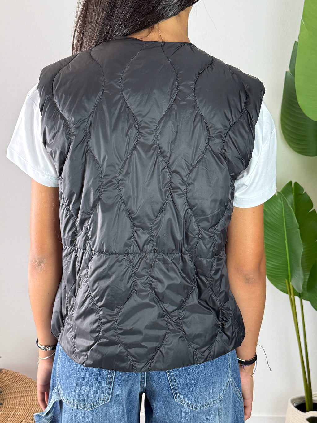 Gilet Piumino Nero Vicolo