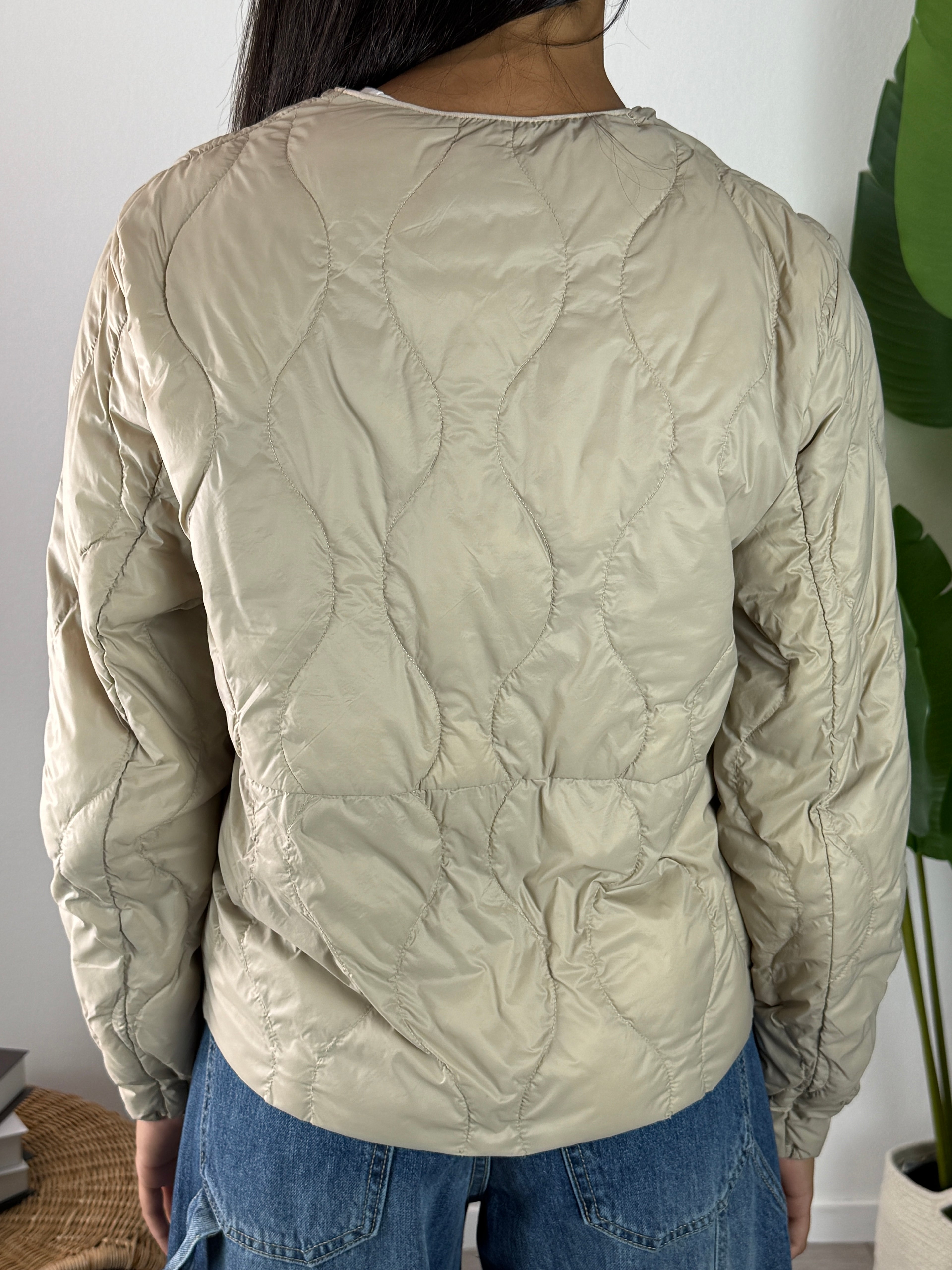 Giubbotto Piumino Beige Vicolo