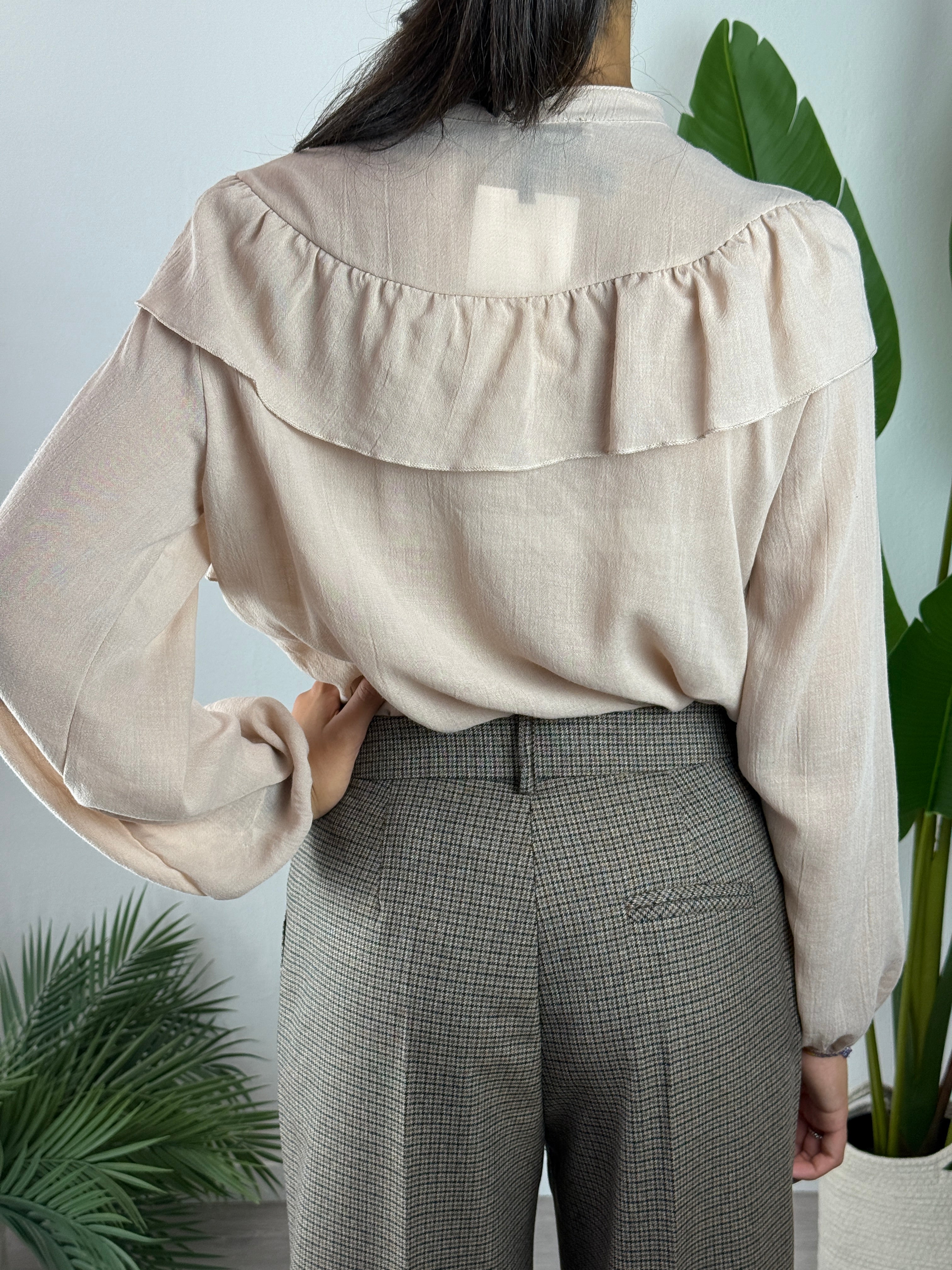 Camicia Rouches Cipria Kikisix