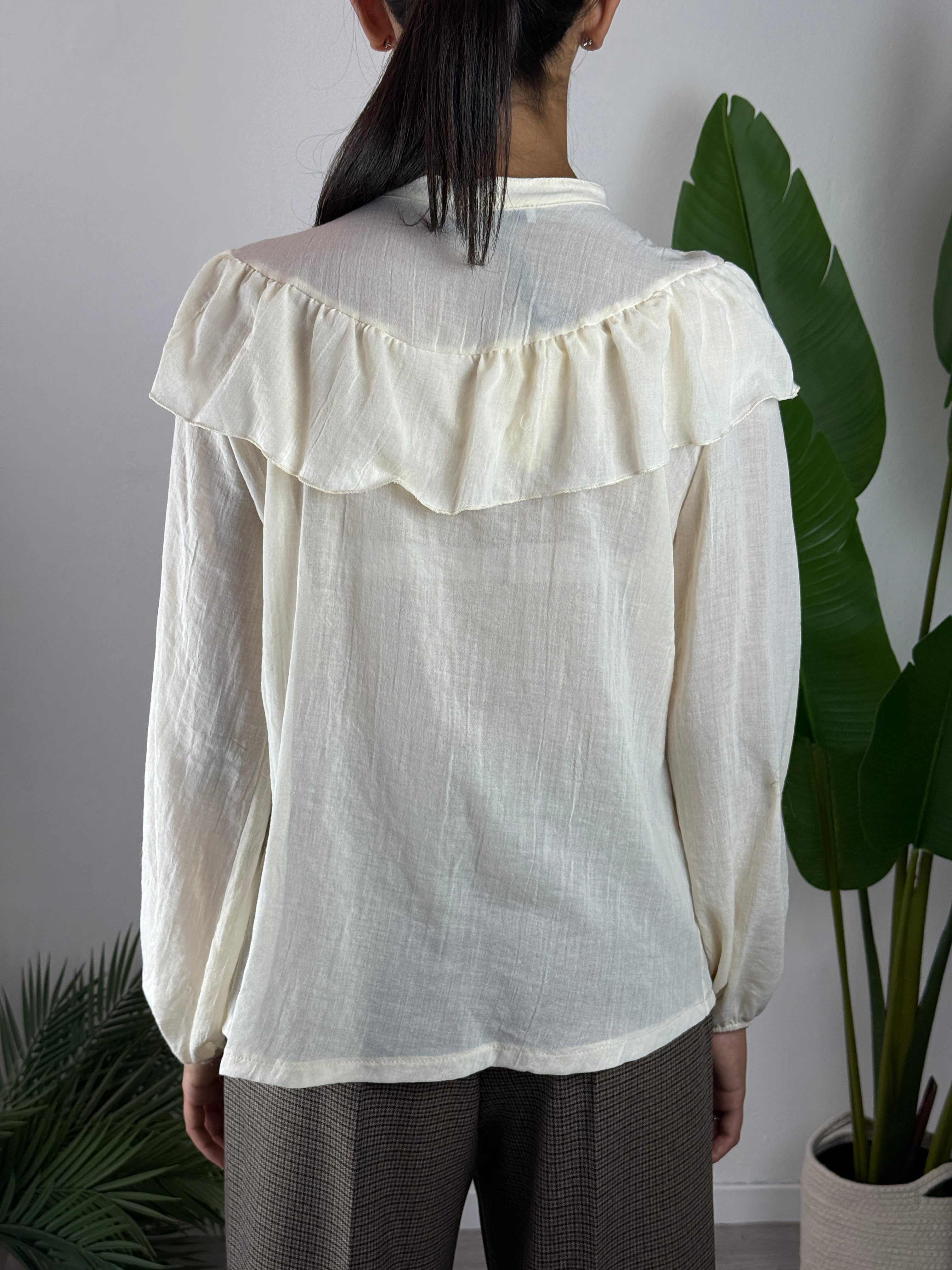 Camicia Rouches Burro Kikisix