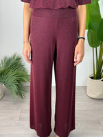 Pantalone Lurex Melanzana Kontatto