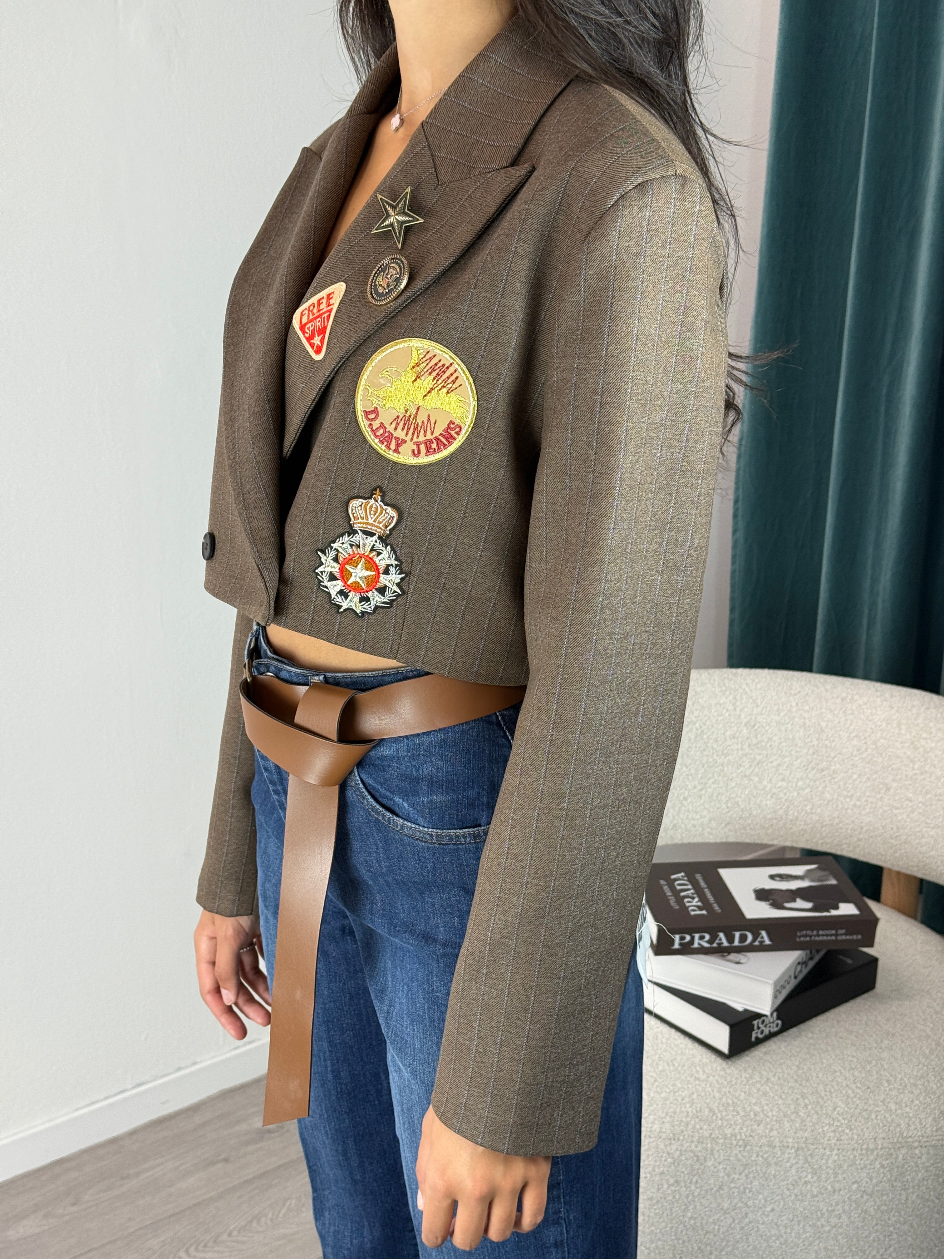 Blazer Crop Philia Loft