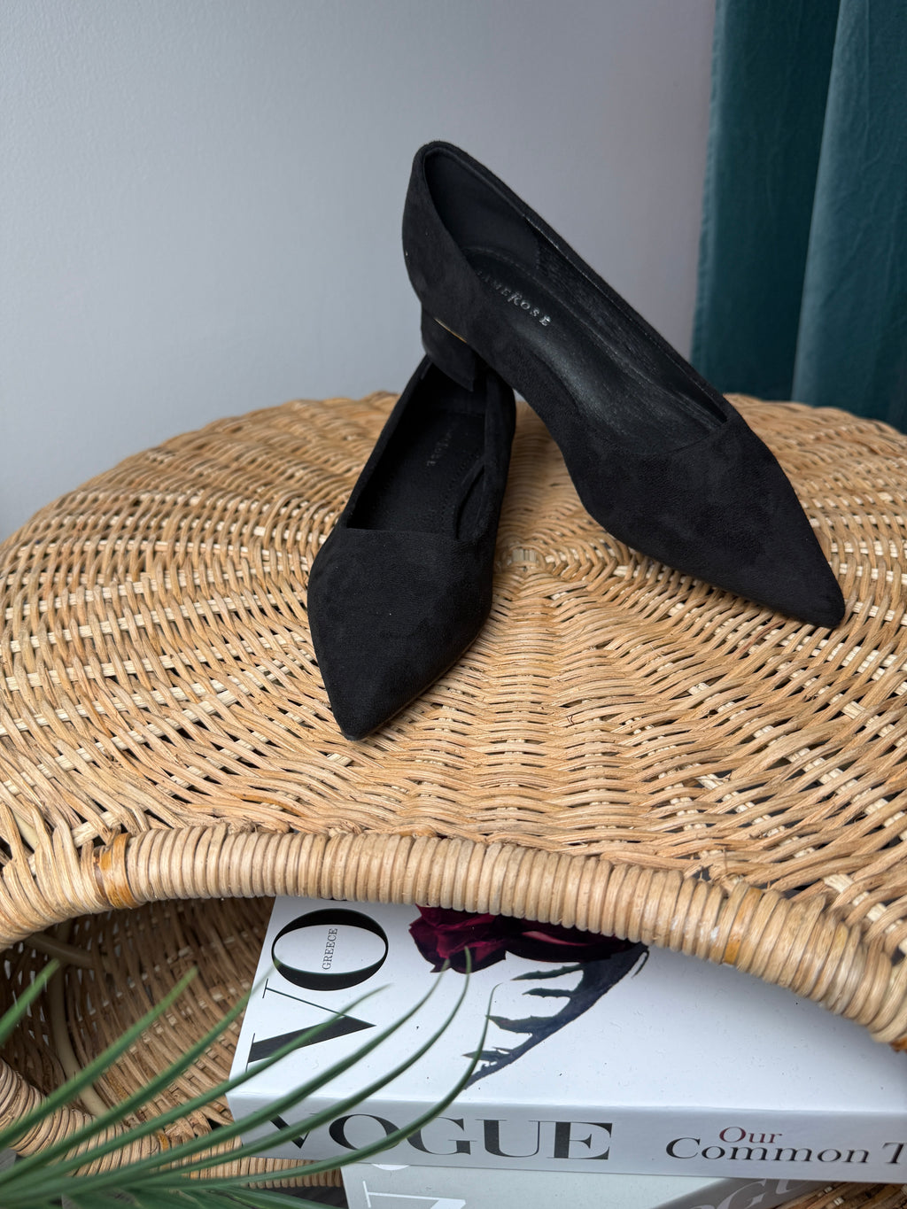 Ballerine Ecocamoscio Nera