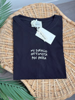 T-shirt Positive Nera You Decide