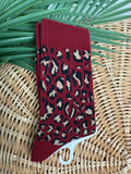 Calzino Leo Bordeaux