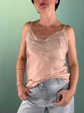 Top Pizzo Rosa KikisixKIKISIX