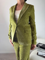 Blazer Velvet Oliva Kontatto