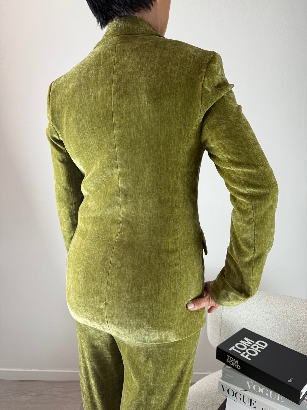 Blazer Velvet Oliva Kontatto