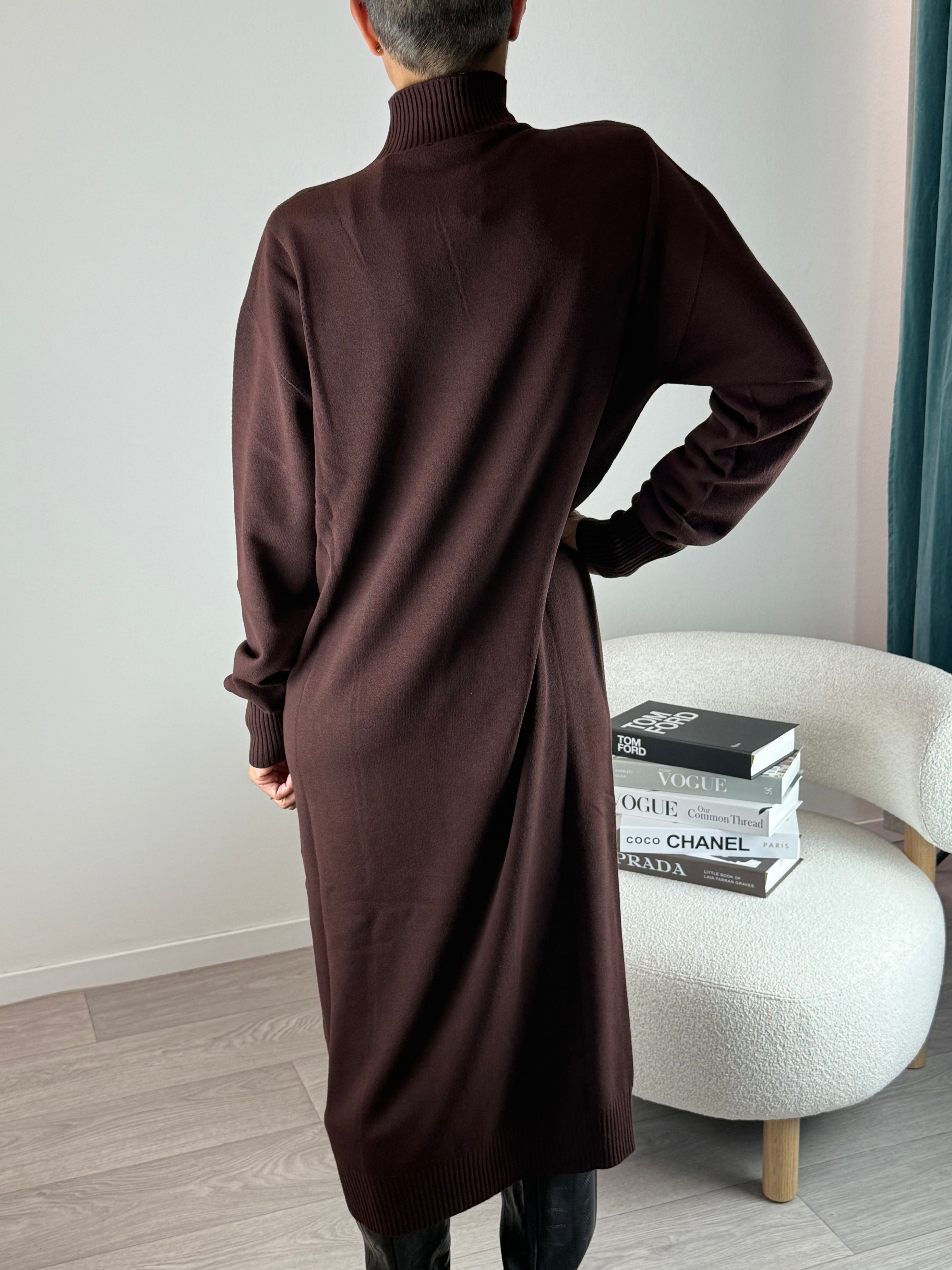 Abito in maglia Mogano Kontatto