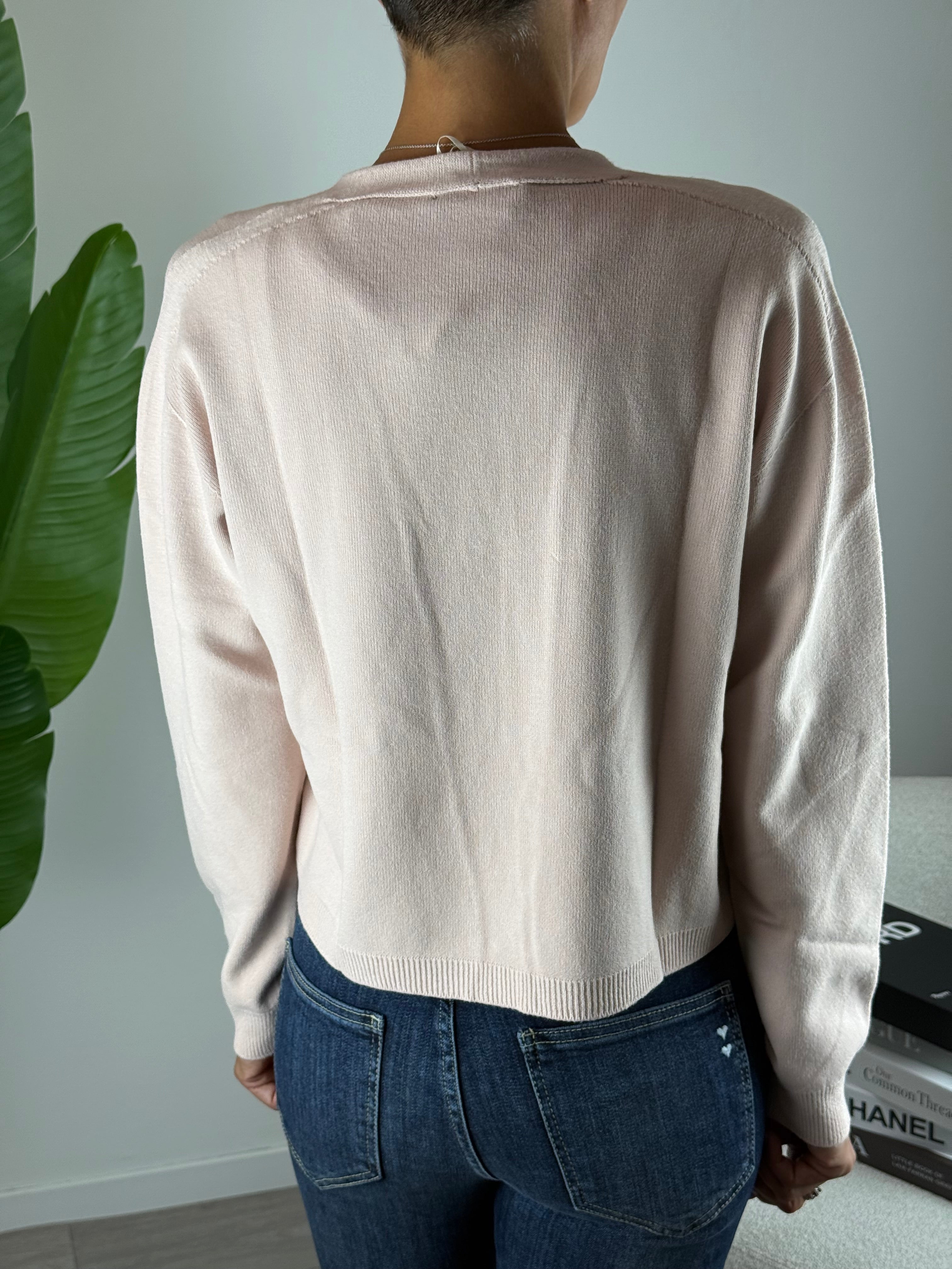 Cardigan Rosa Kontatto