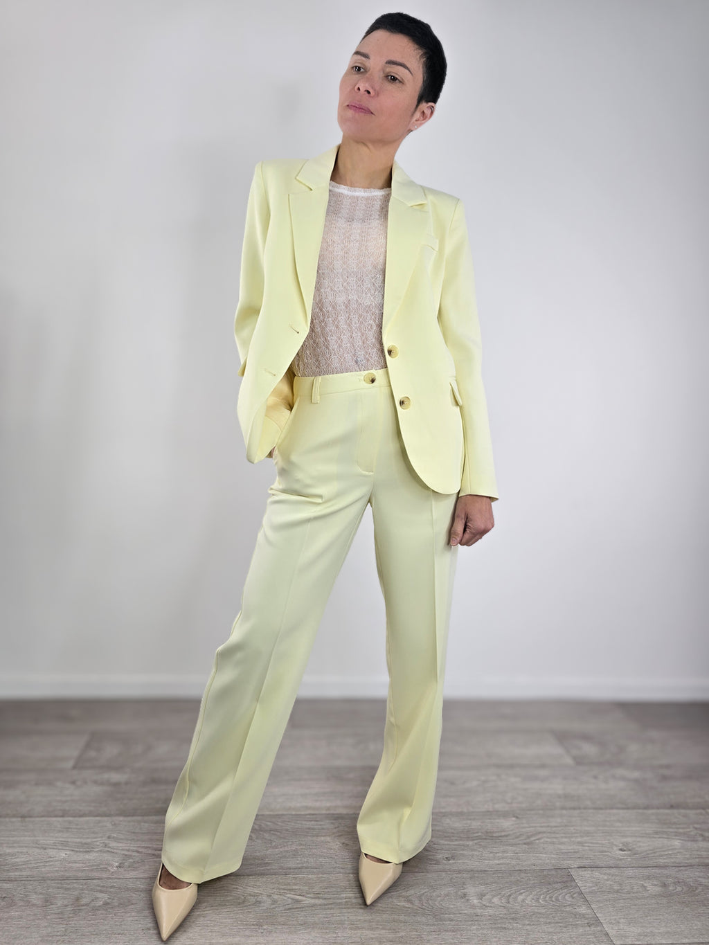 You Decide - Pantalone a palazzo - Giallo pastello