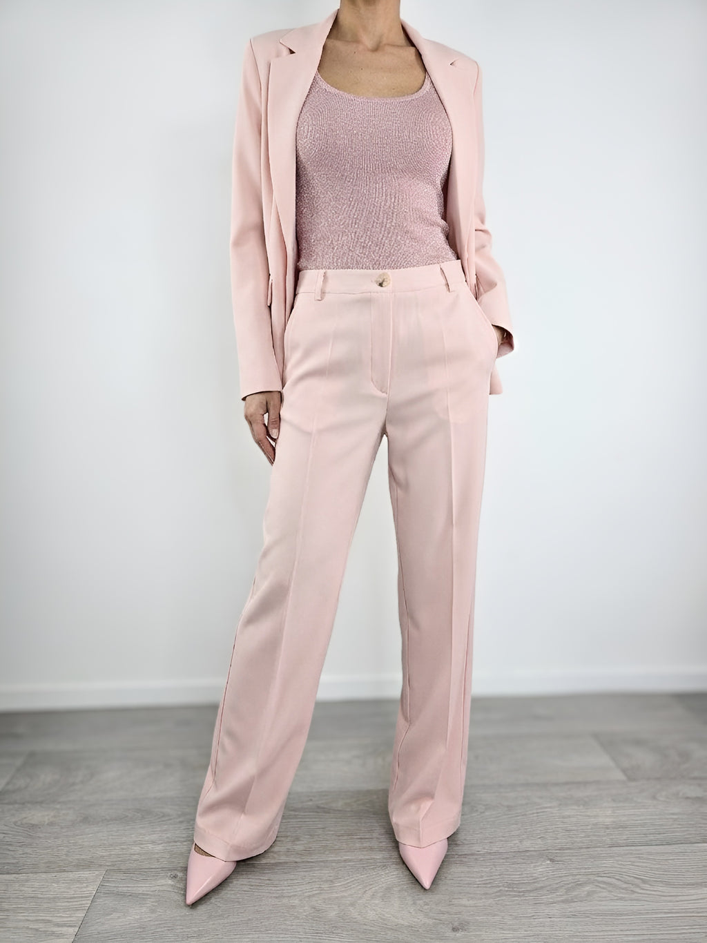 You Decide - Pantalone a palazzo - Rosa pastello