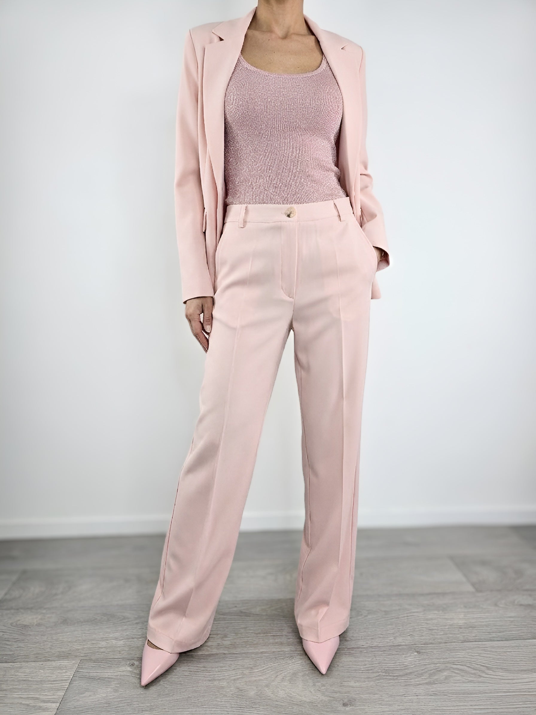 You Decide - Pantalone a palazzo - Rosa pastello