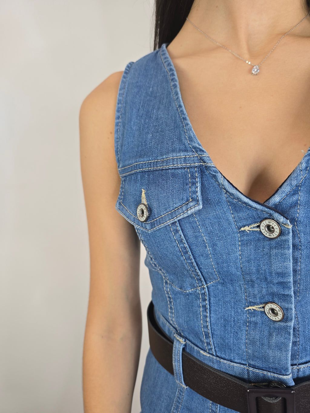 Please abito donna denim