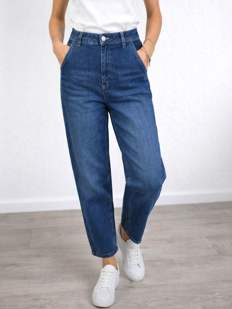 Please - Jeans baggy - Blu