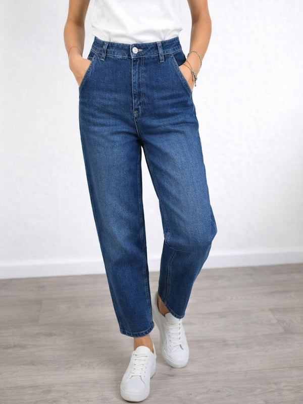 Please - Denim baggy - Blu