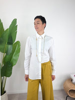 Please - Camicia over in cotone - Bianco