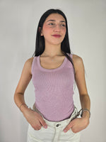 Vicolo - Top in lurex - Rosa