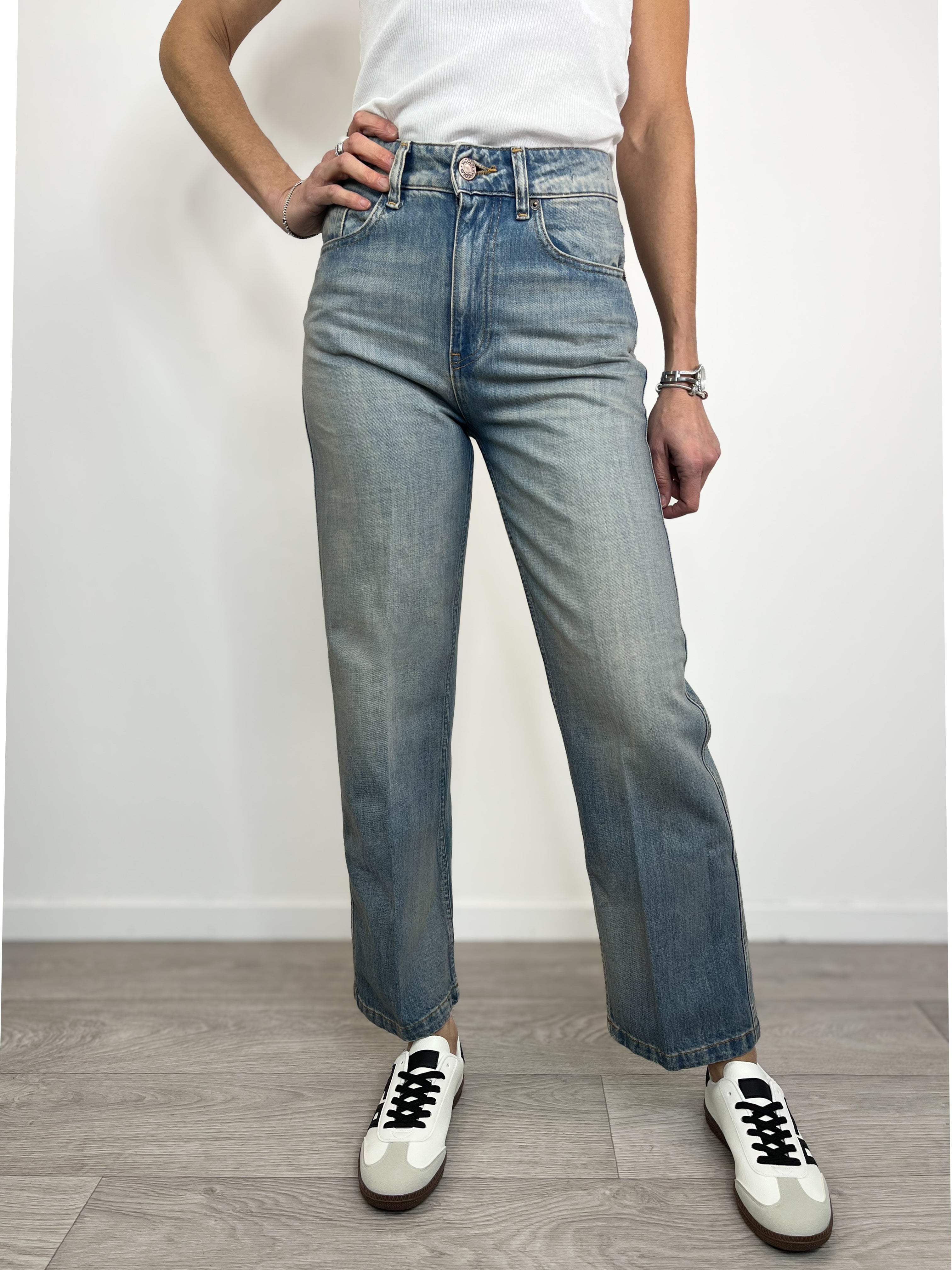 Vicolo jeans modello kate lavaggio vintage indossato