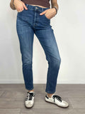 Please - Denim a sigaretta elasticizzato - Blu