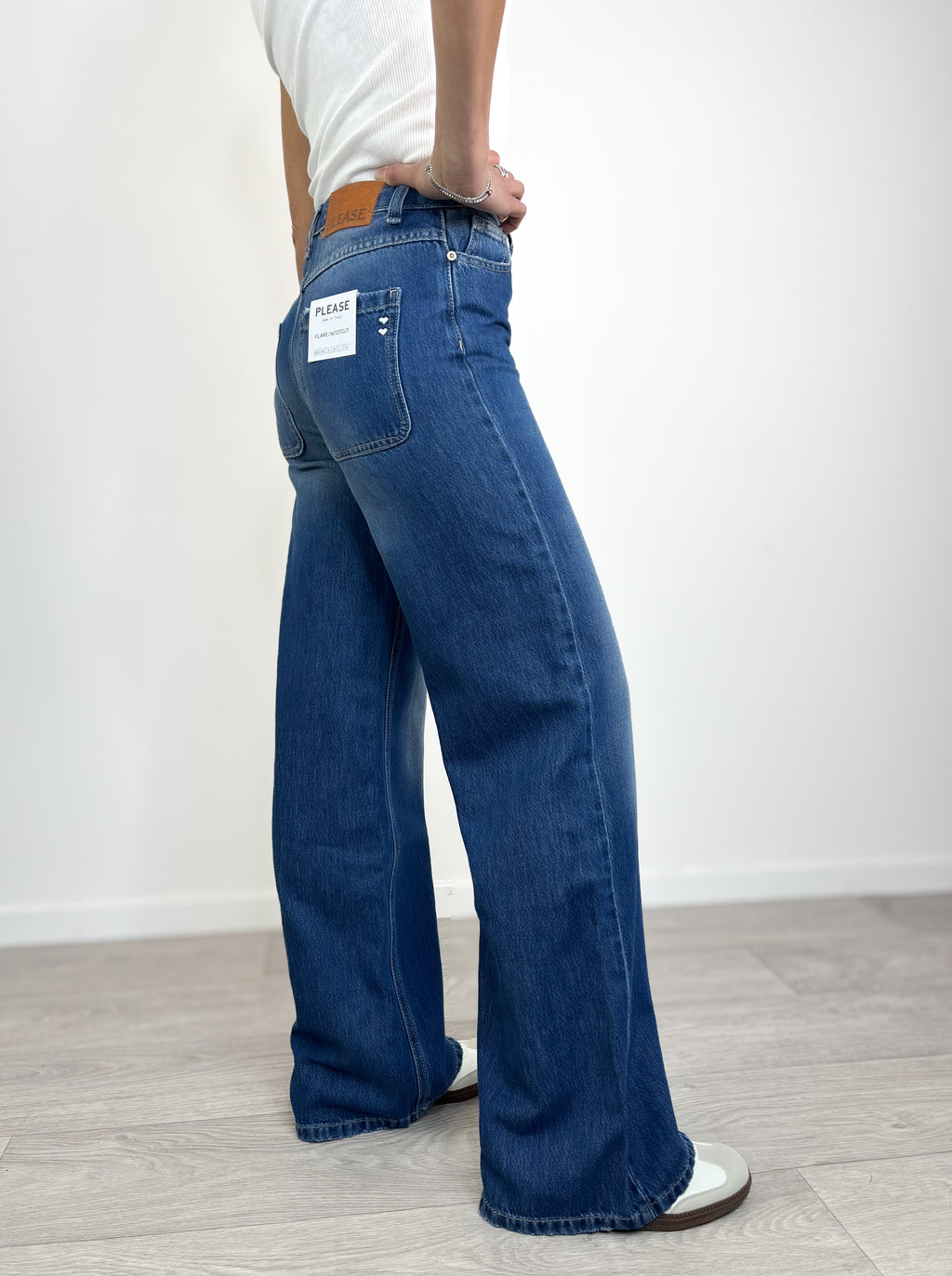 Please - Jeans bootcut - Blu