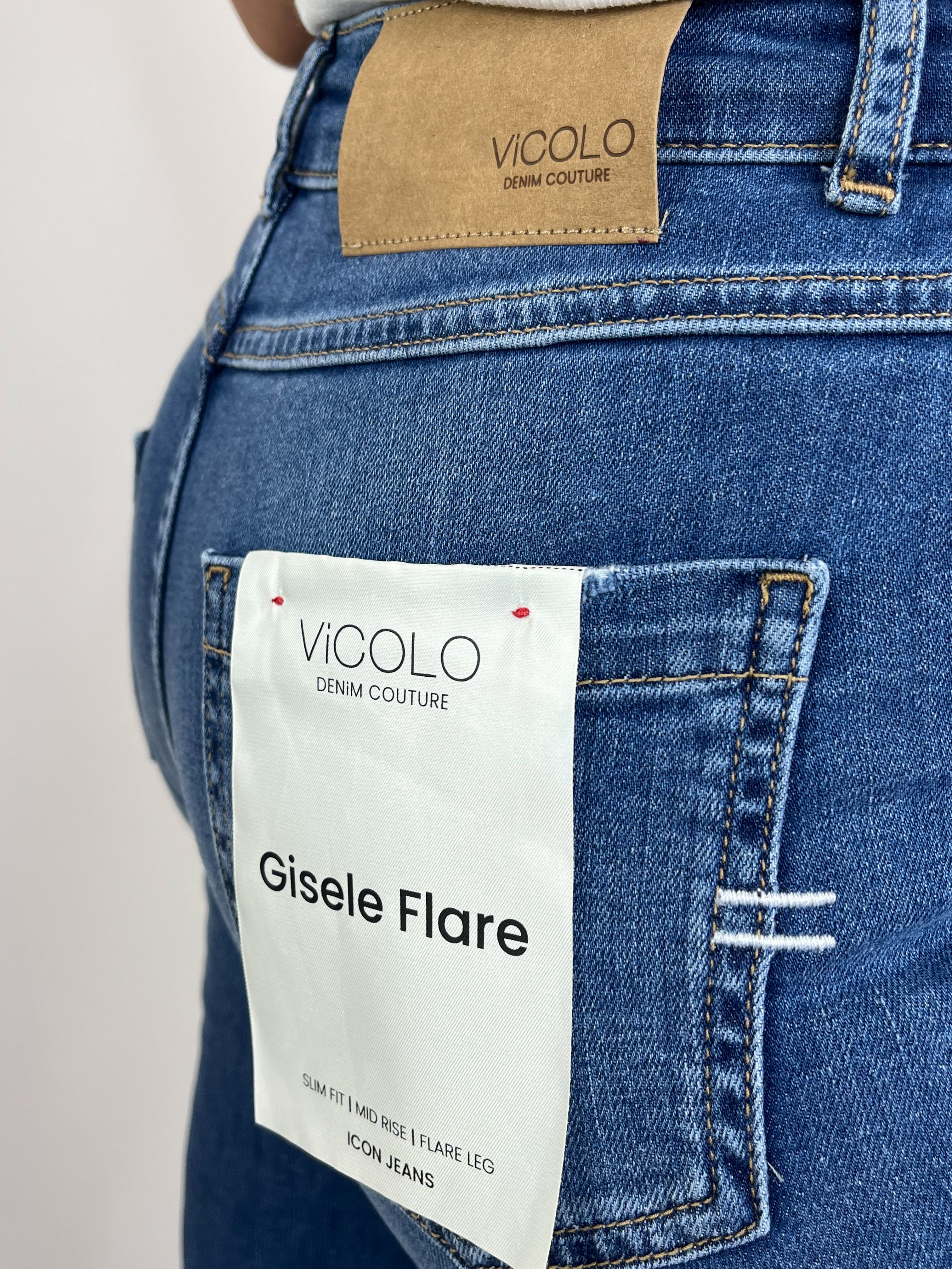 Vicolo - Jeans Gisele Flare - Blu