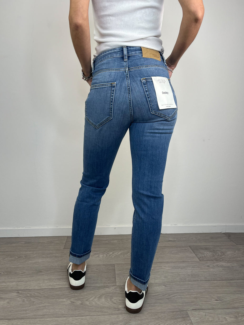 Vicolo - Jeans Daisy a sigaretta - Blu