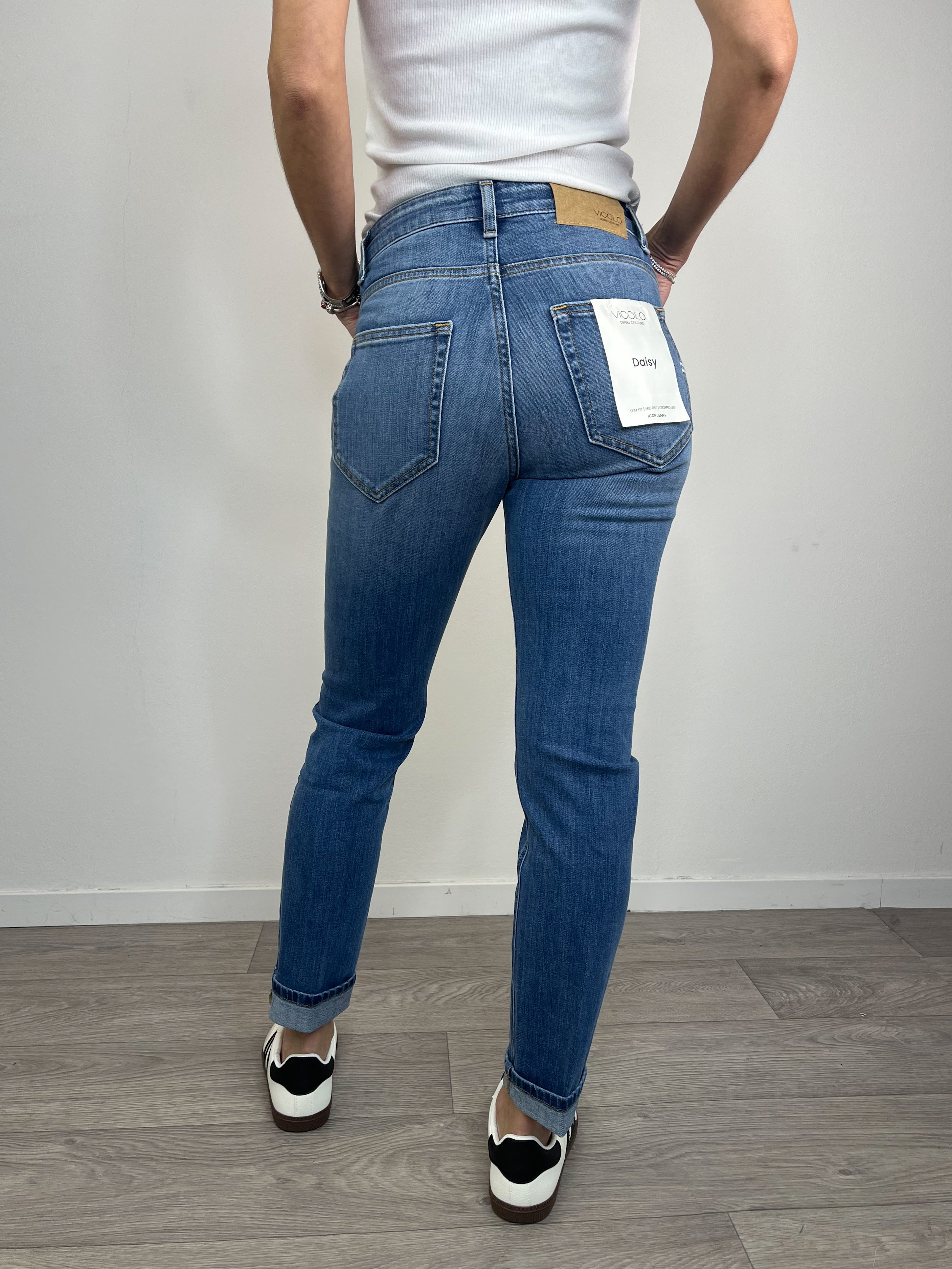 Vicolo - Jeans Daisy a sigaretta - Blu