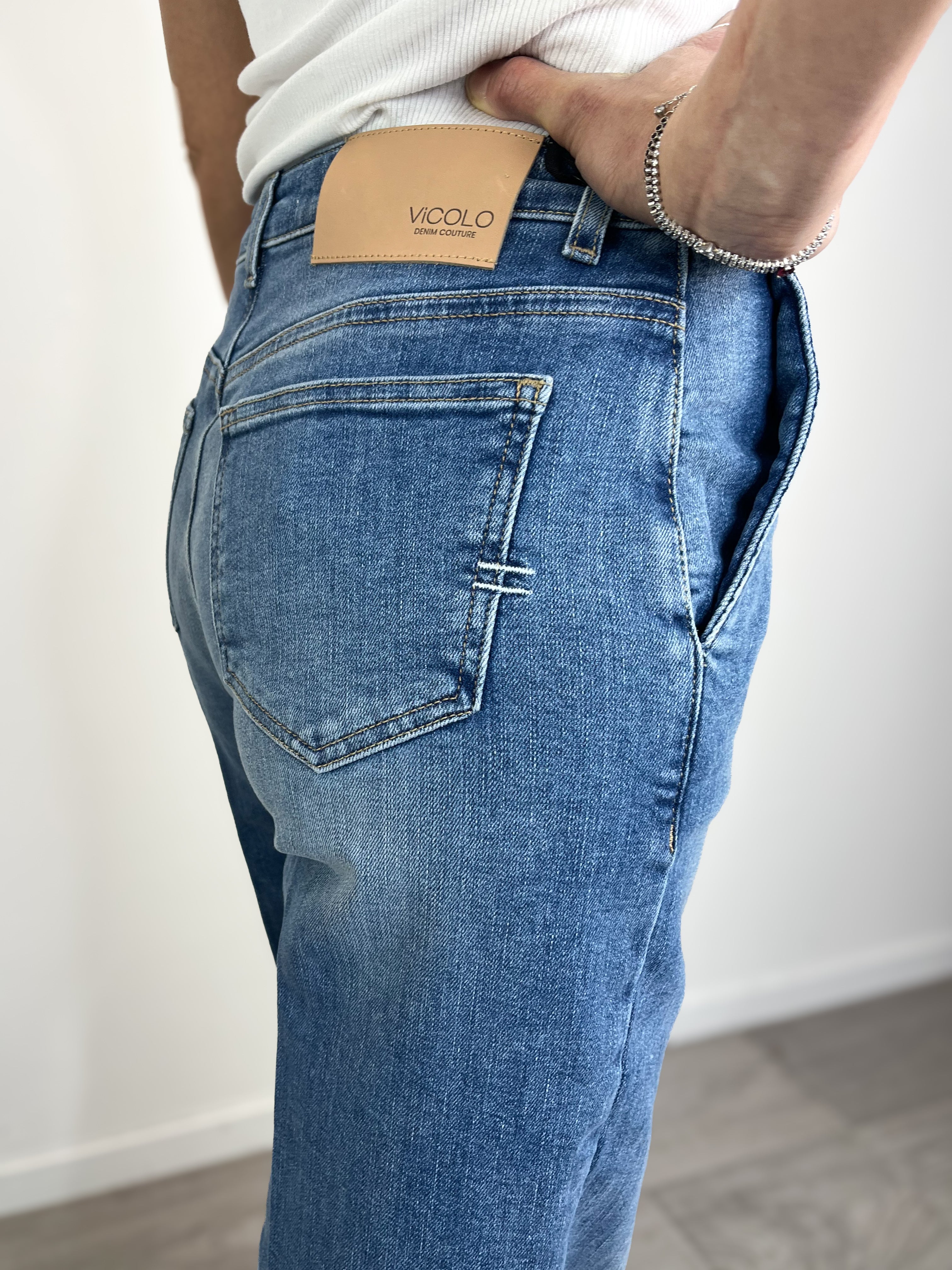 Vicolo - Jeans Elena Wide Leg - Blu