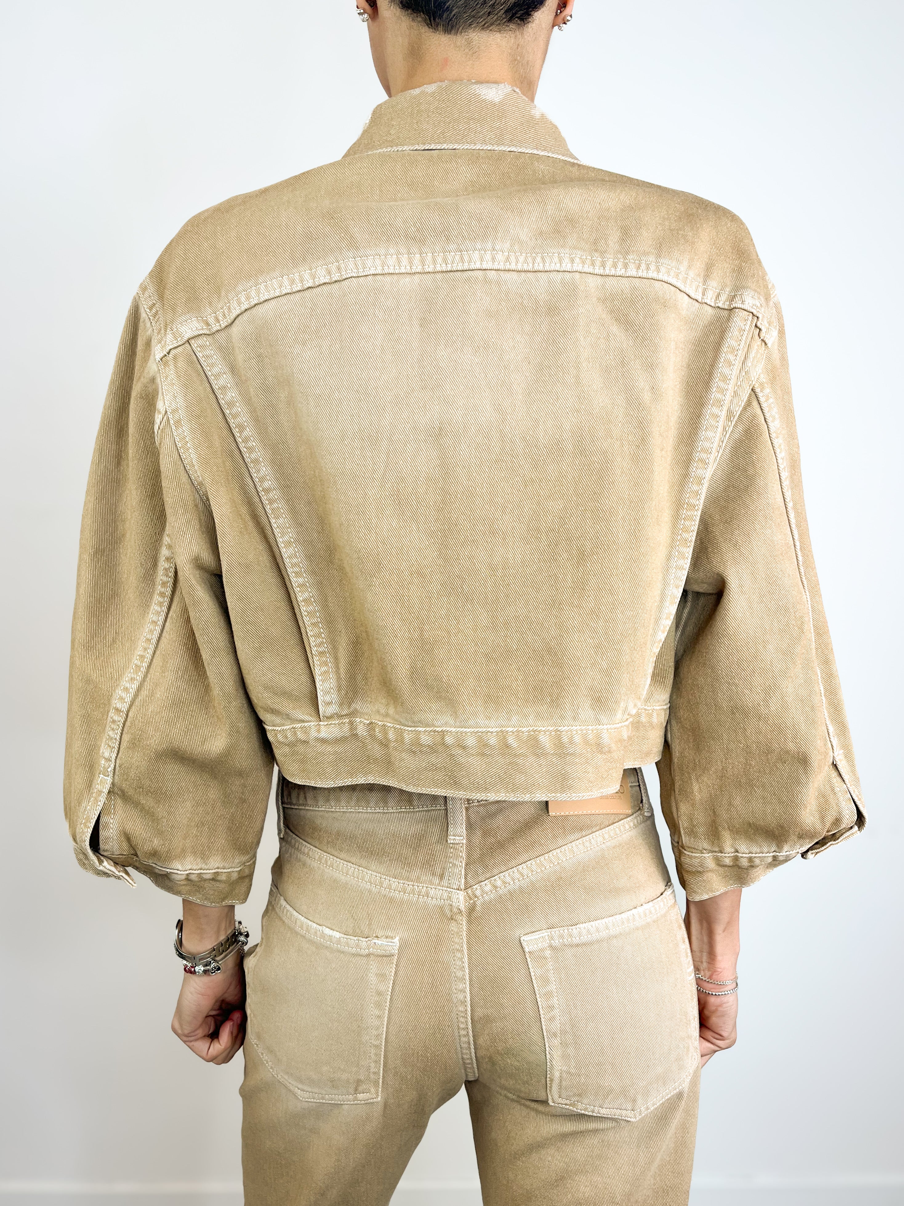 Vicolo - Giubbottino Joanna in denim - Beige