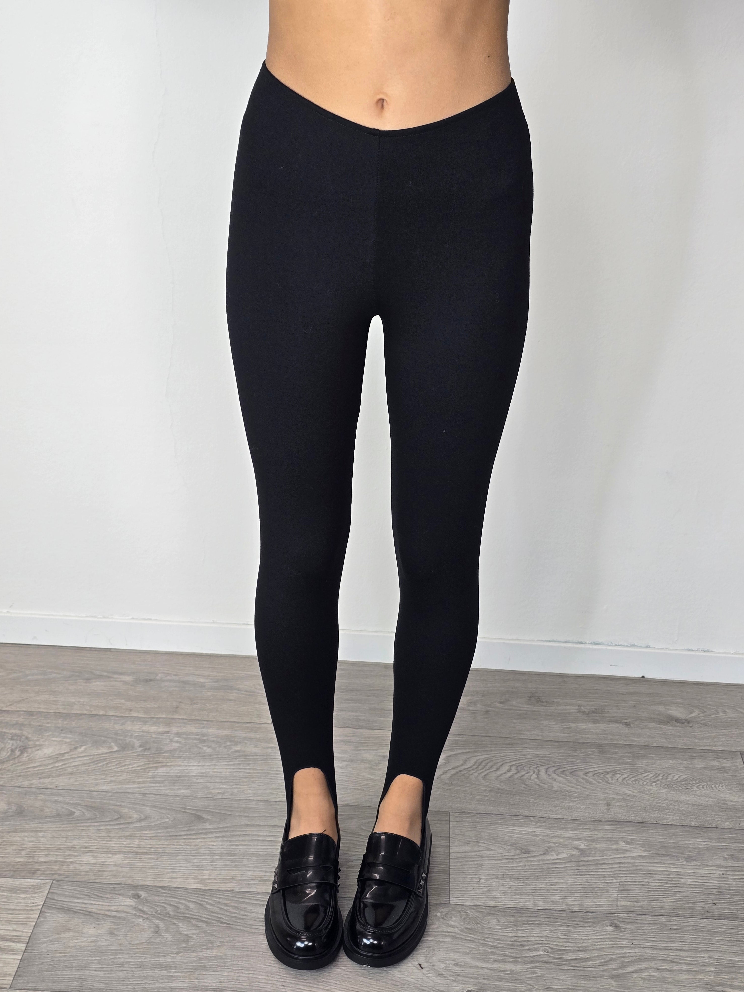Leggins con ghetta Nero - Kontatto