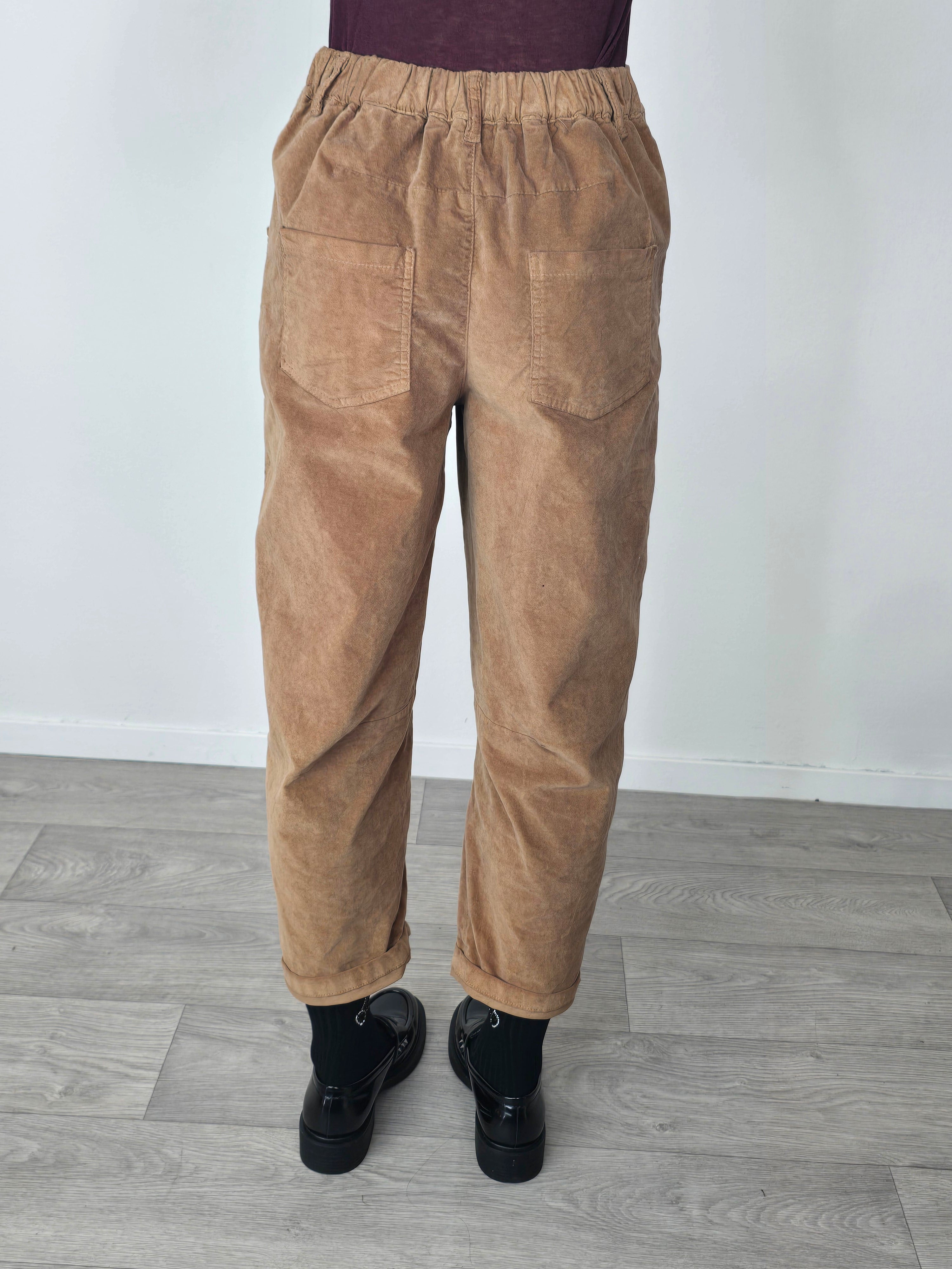 Pantalone in velluto Cammello - Kontatto